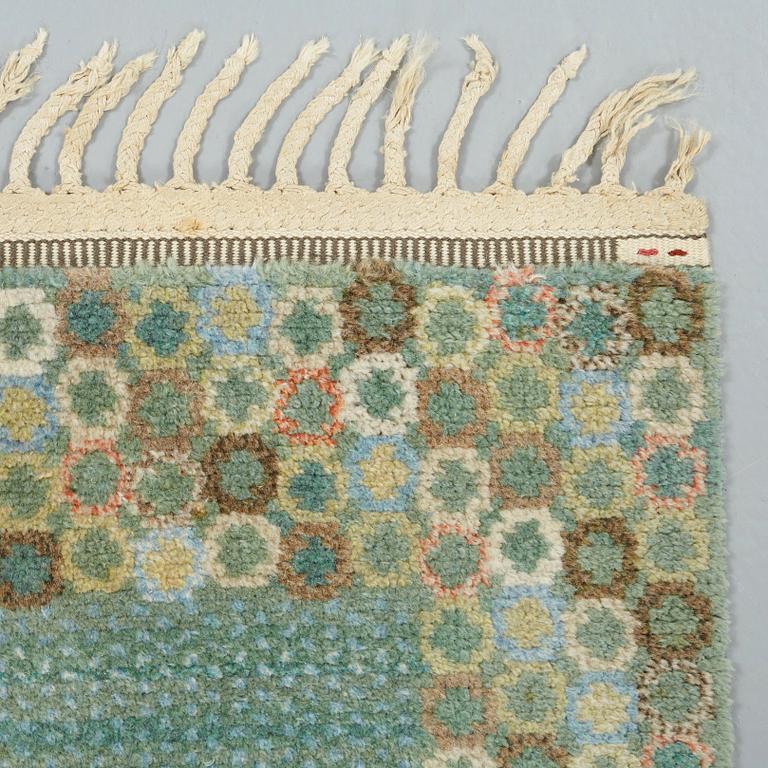 Barbro Nilsson, MATTA, "Gröningen", flossa, ca 285,5 x 217 cm, signerad AB MMF BN.