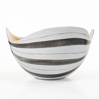 Stig Lindberg, A faience bowl, Gustavsberg Studio.