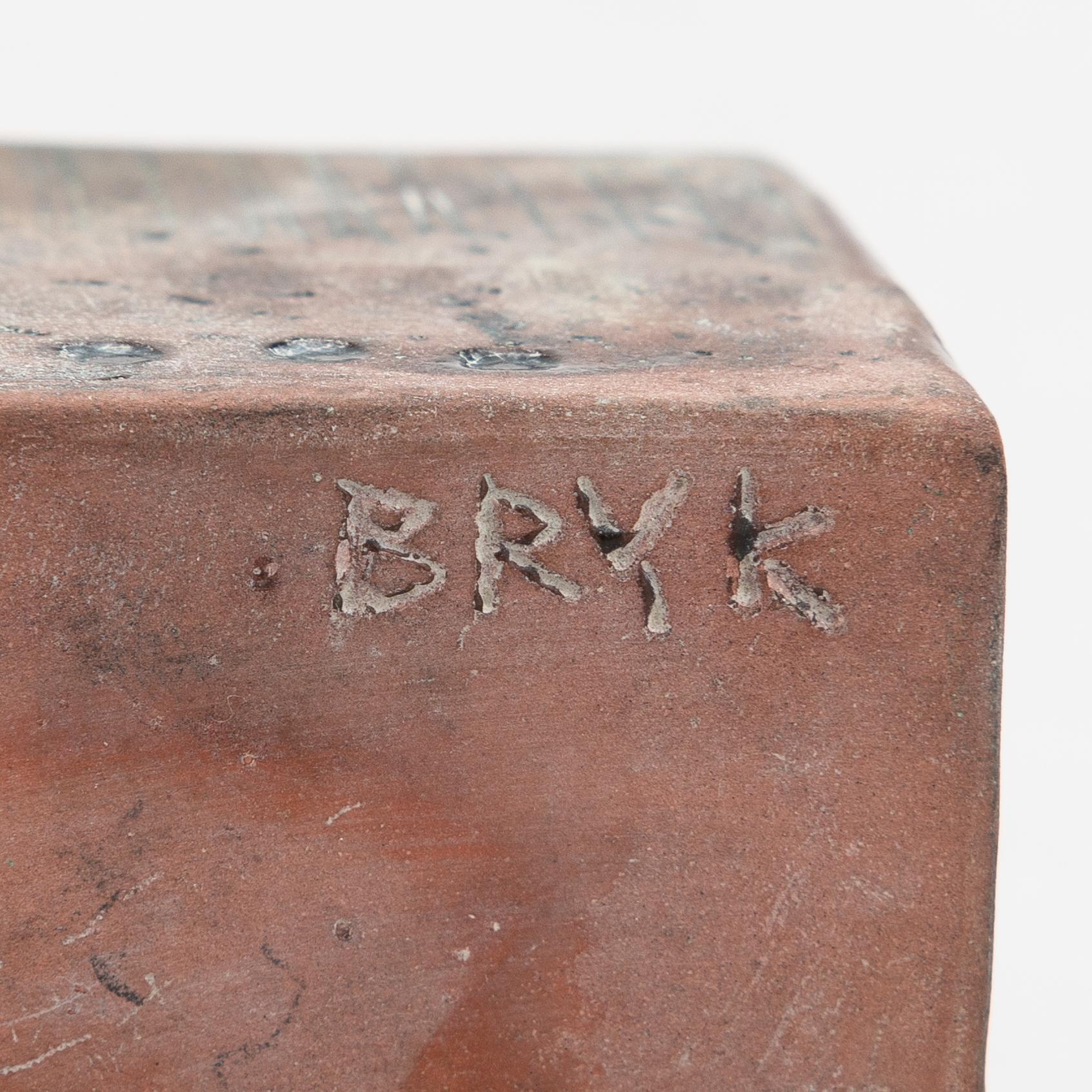 Rut Bryk, a stoneware cruet signed BRYK.
