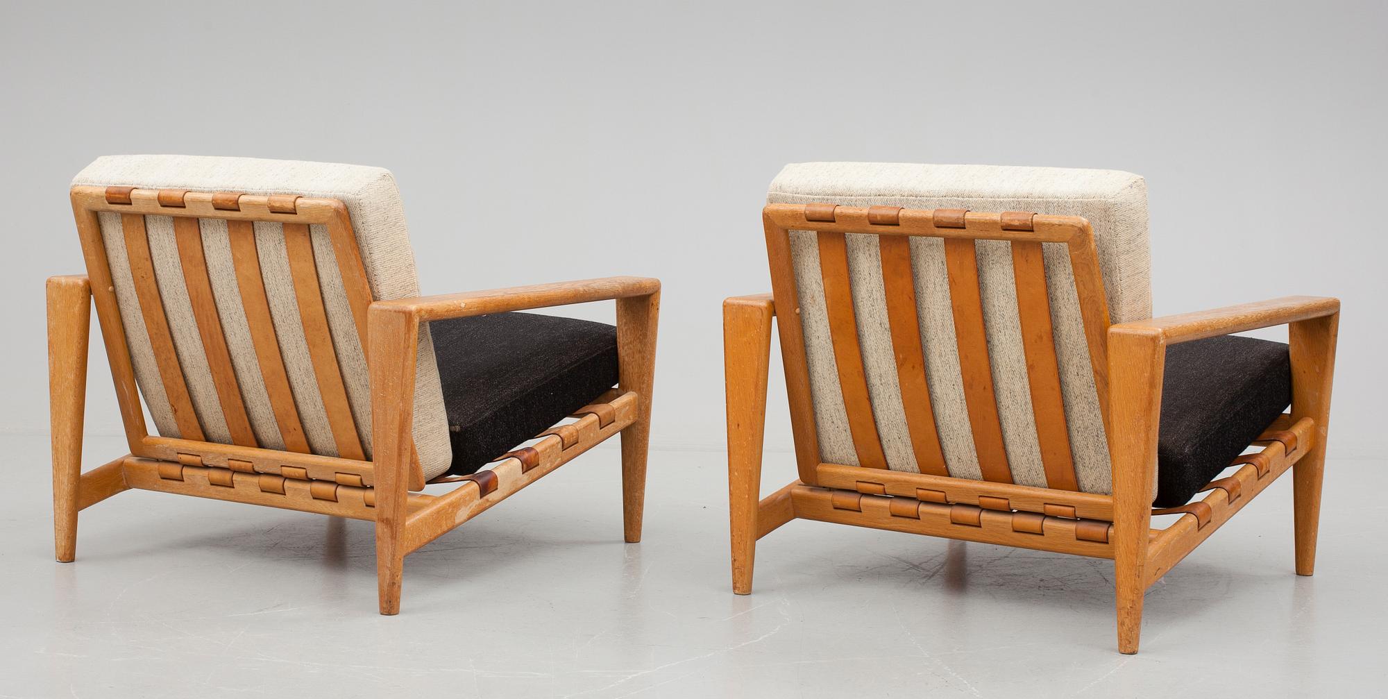 FÅTÖLJER, ett par, Svante Skogh, Säffle Möbelfabrik, 1950-/60-tal.