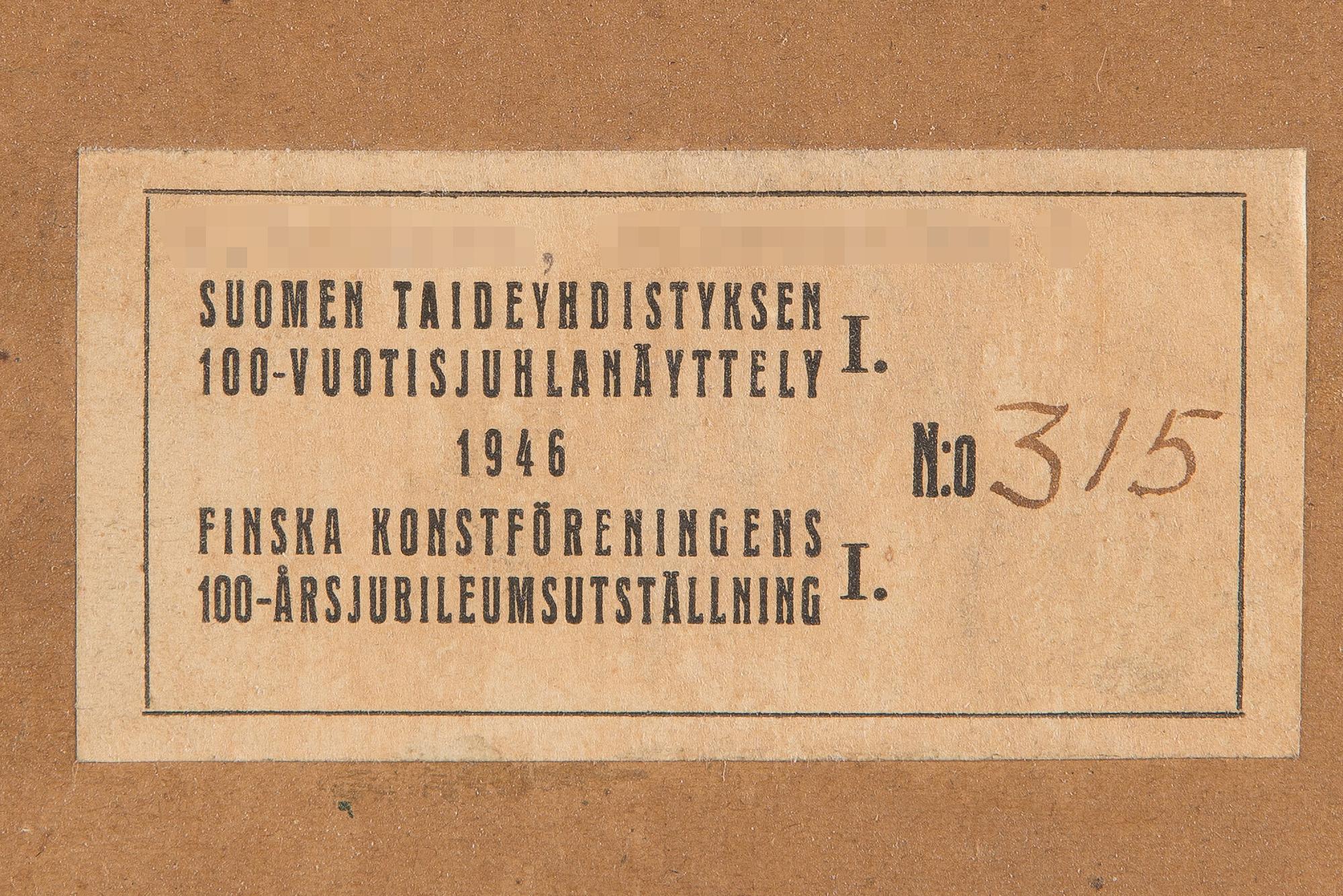 Torsten Wasastjerna, Natt.