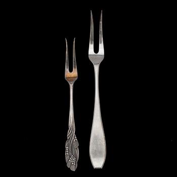 PARTI BESTICK, 28 delar, silver, bl.a. Helsingfors, 1900-tal. Totalvikt ca 460 g.