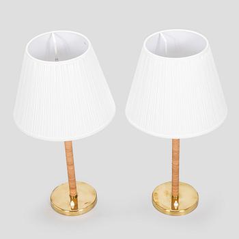 Gunilla Jung, Pair of table lamps, model 2017, Orno, 1930-1940s.
