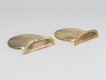 BOKSTÖD, mässing, sent 1900-tal.