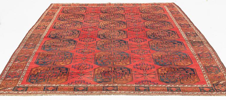An Antique Ersari carpet, ca 292 x 203 - 226 cm.
