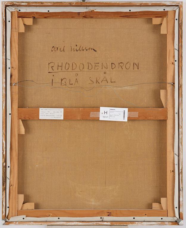 Axel Nilsson, "Rhododendron i blå skål".