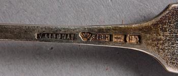 BESTICK, 20 st, silver, Finland, bla Åbo, tidigt 1900-tal.