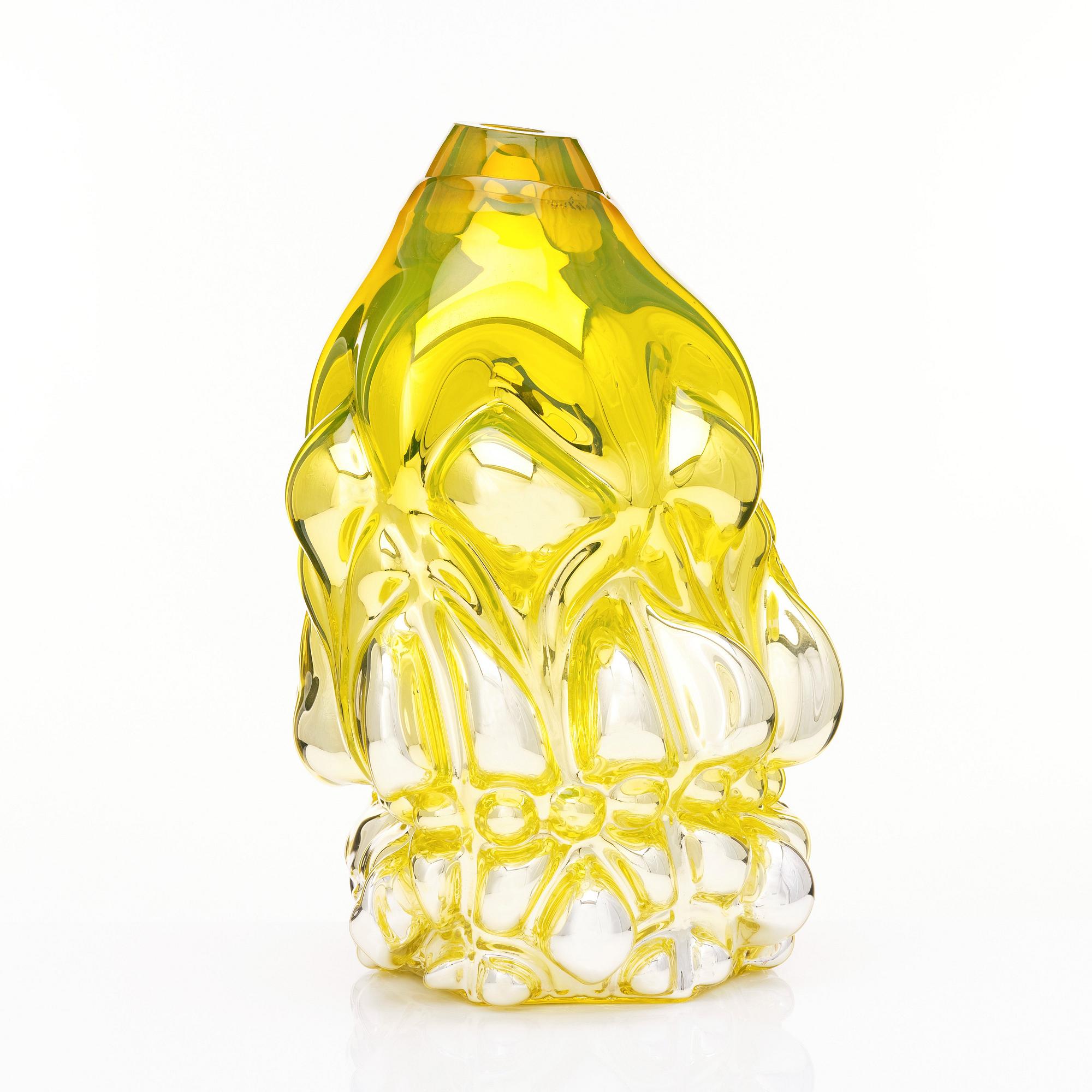 Hanna Hansdotter, skulptur, 'Stucco Print", ed. 6/13, The Glass Factory, Boda glasbruk, 2019.