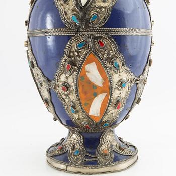Urn with lid, Morocco (?), 20th century.