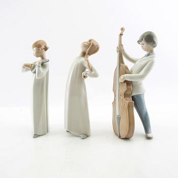 Figuriner, 3 st, Lladró Spanien 1971-1974.