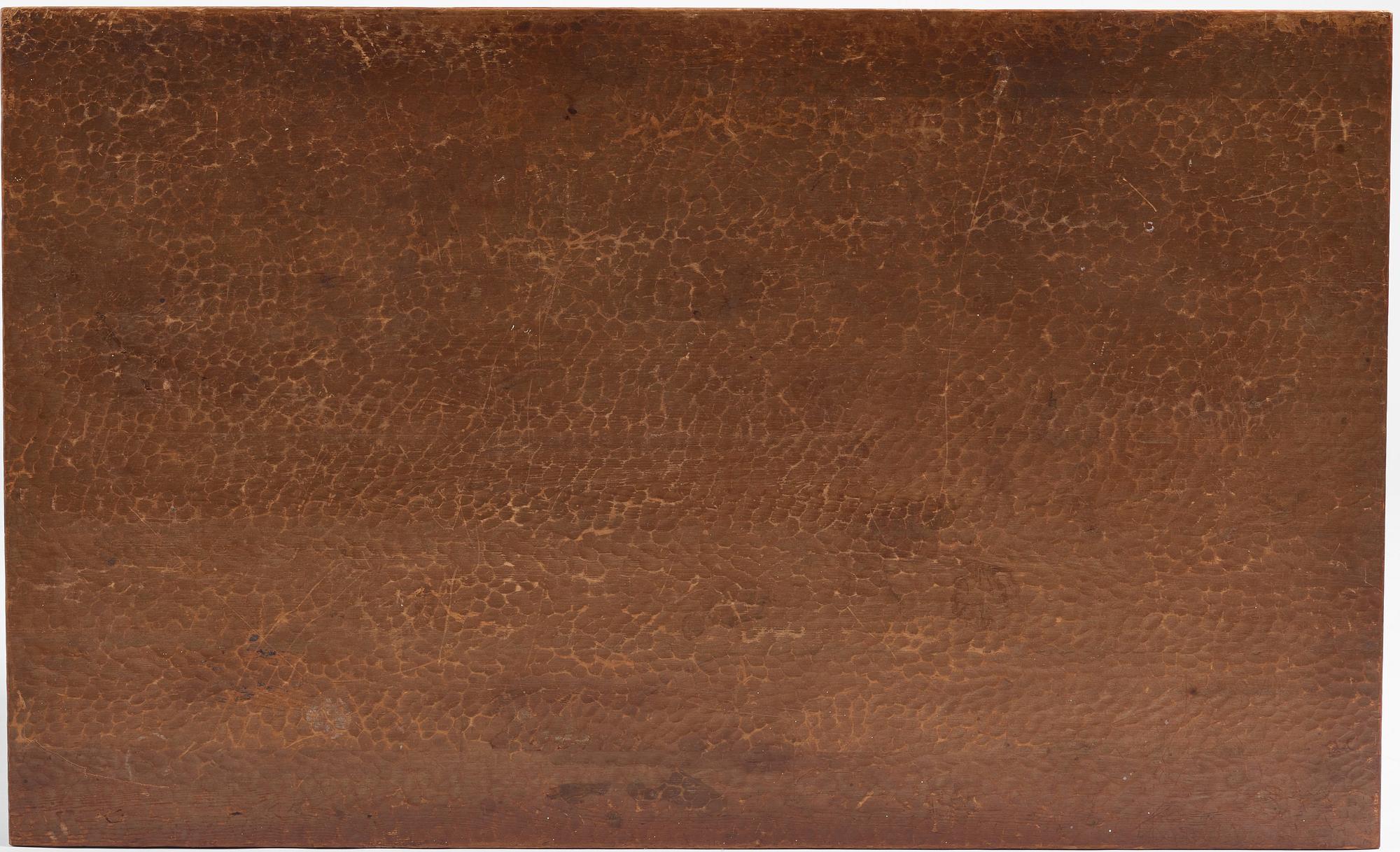 Otto Wretling, tillskrivet, skrivbord, "partner's desk", med två stolar, tidigt 1900-tal, jugend.