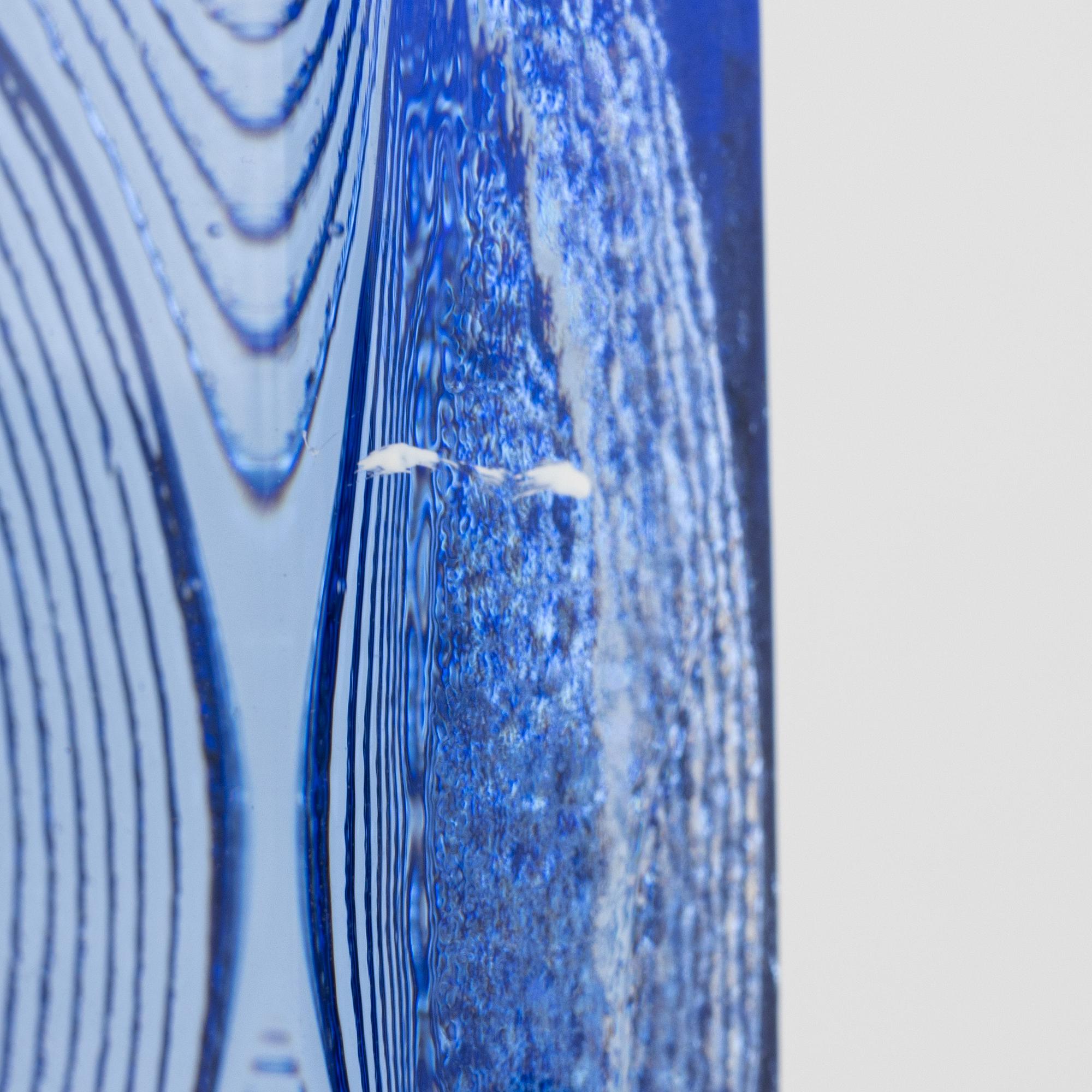 Bertil Vallien, a glass sculpture, Kosta Boda, Sweden.