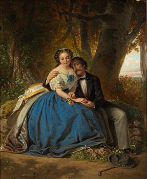 August Mansfelt, Förlovningen.