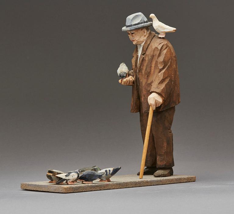 KRISTIAN HOLMQVIST, skulptur, signerad  och daterad 1976.