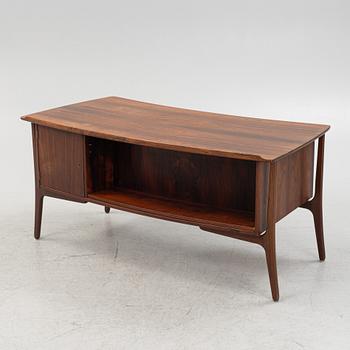 A rosewood-veneered desk, HP Hansen, Denmark, 1950's/60's.