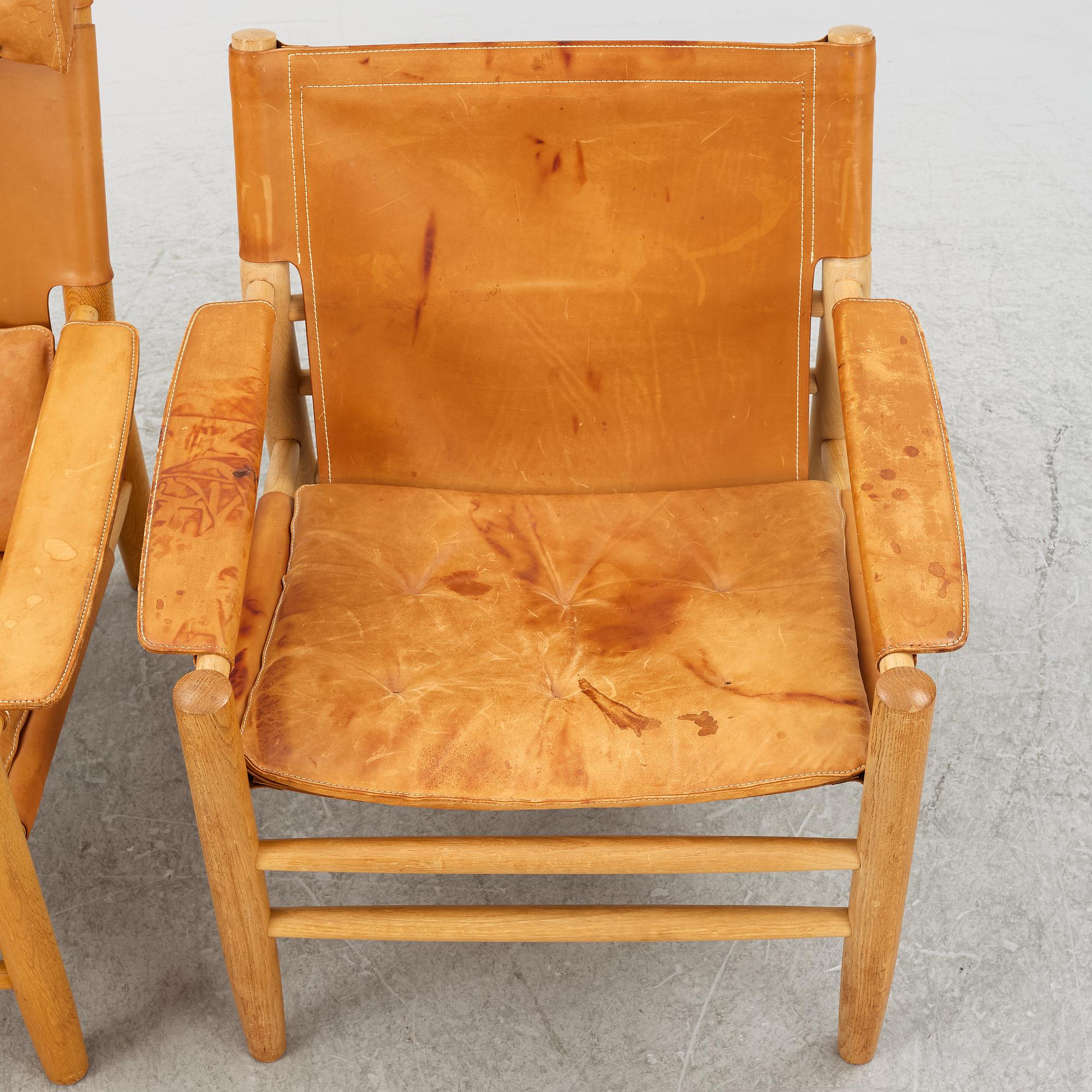 Kenneth Bergenblad, Armchairs, 2 pcs, "Dormi" high and low, Dux, designed in 1979.