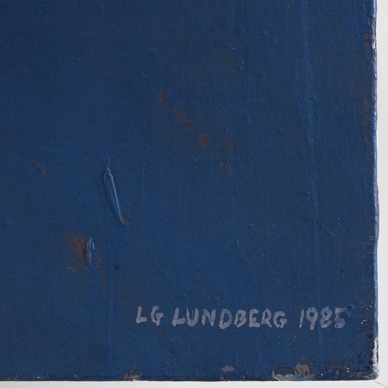 LG Lundberg, oil on canvas, verso signed and dated 1985.
