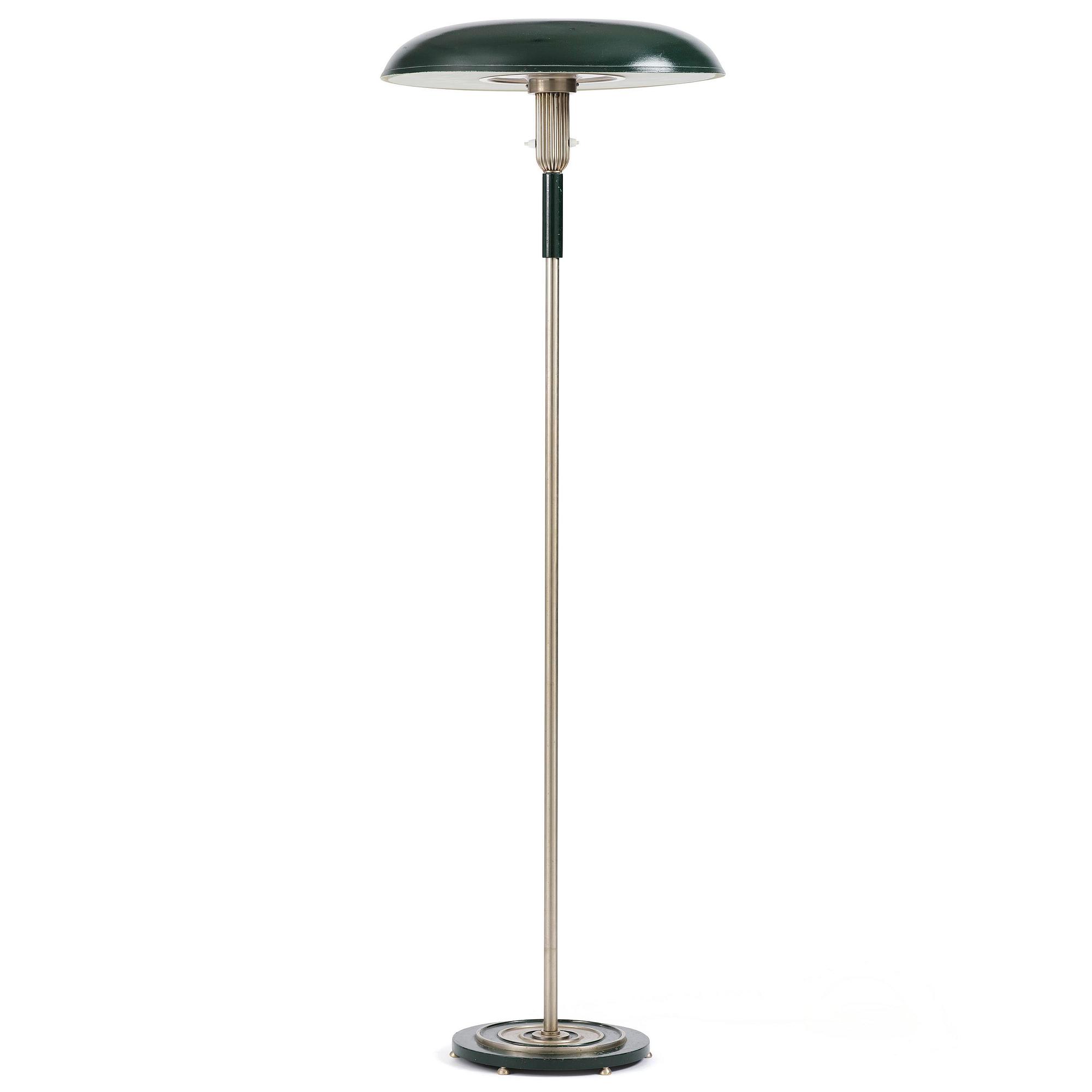 Harald Notini, a floor lamp, Arvid Böhlmarks Lampfabrik, Stockholm, 1930s.