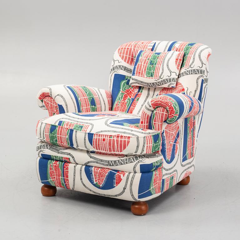 Josef Frank, fåtölj, modell 336, Firma Svenskt Tenn.