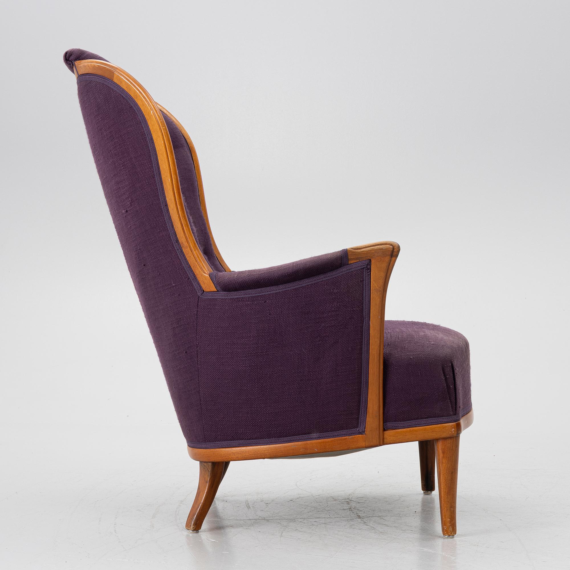 Carl Malmsten, Armchair, “Vår fru”, Bodafors, 1960s.