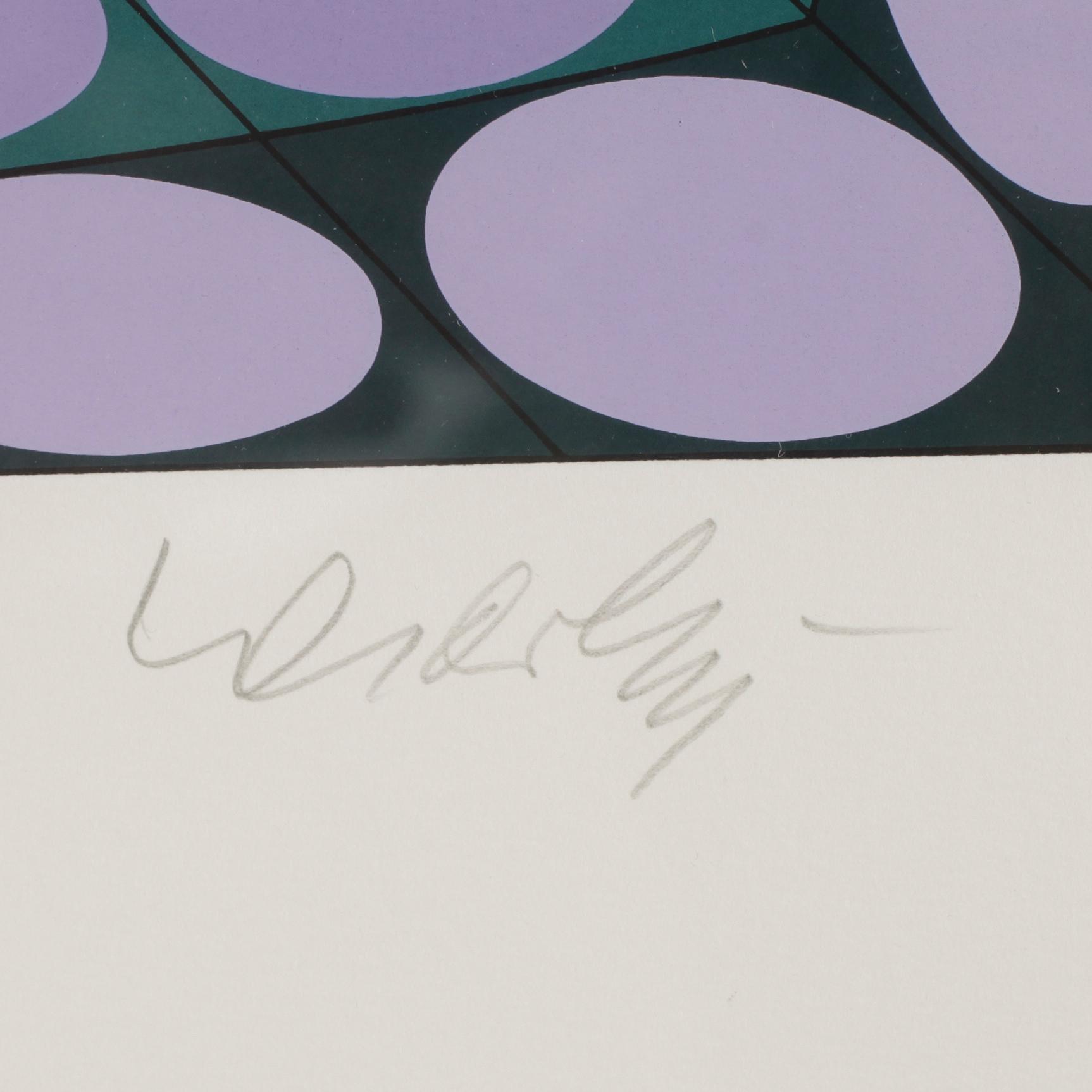 VICTOR VASARELY, färgserigrafi, signerad och numrerad 172/250.