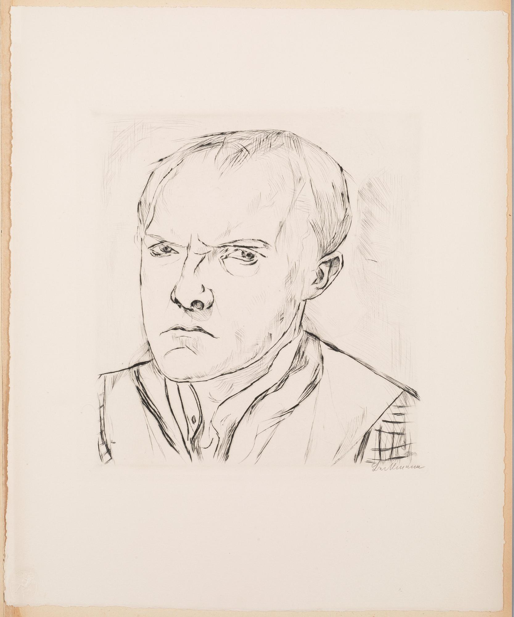 Max Beckmann, "Gesichter".