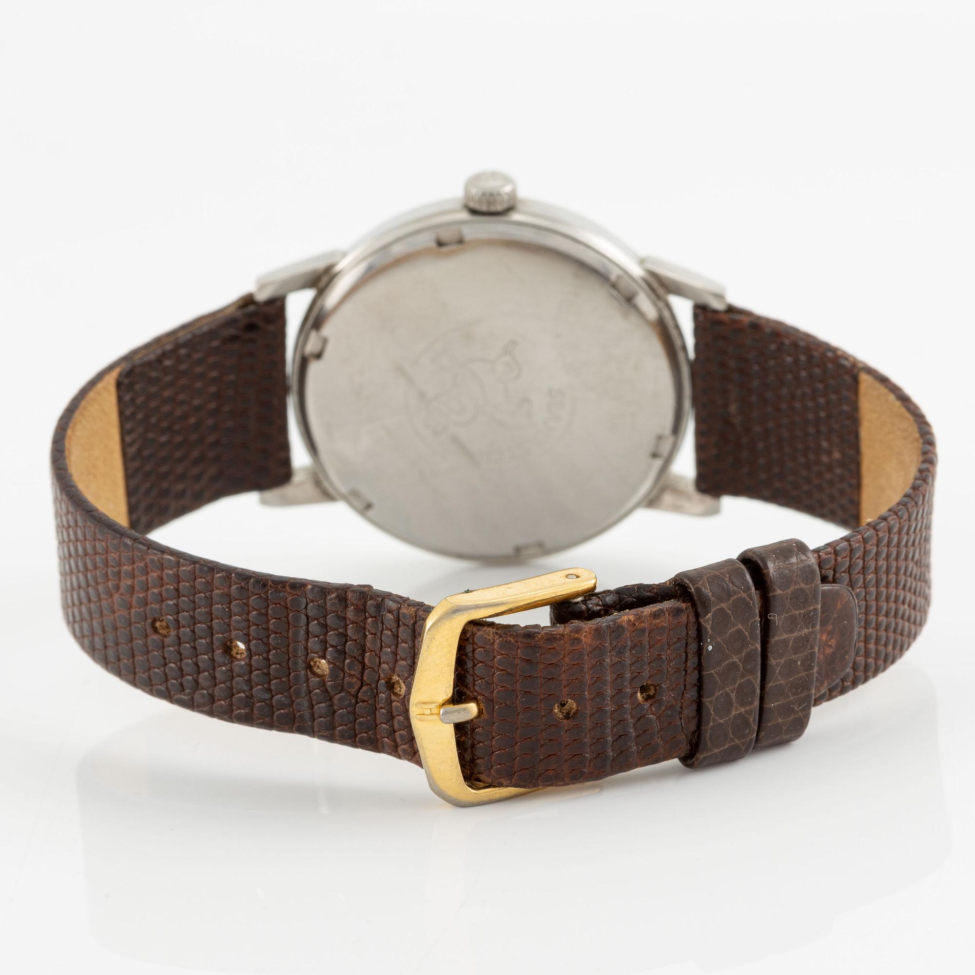 Omega, Genève, wristwatch, 34 mm.