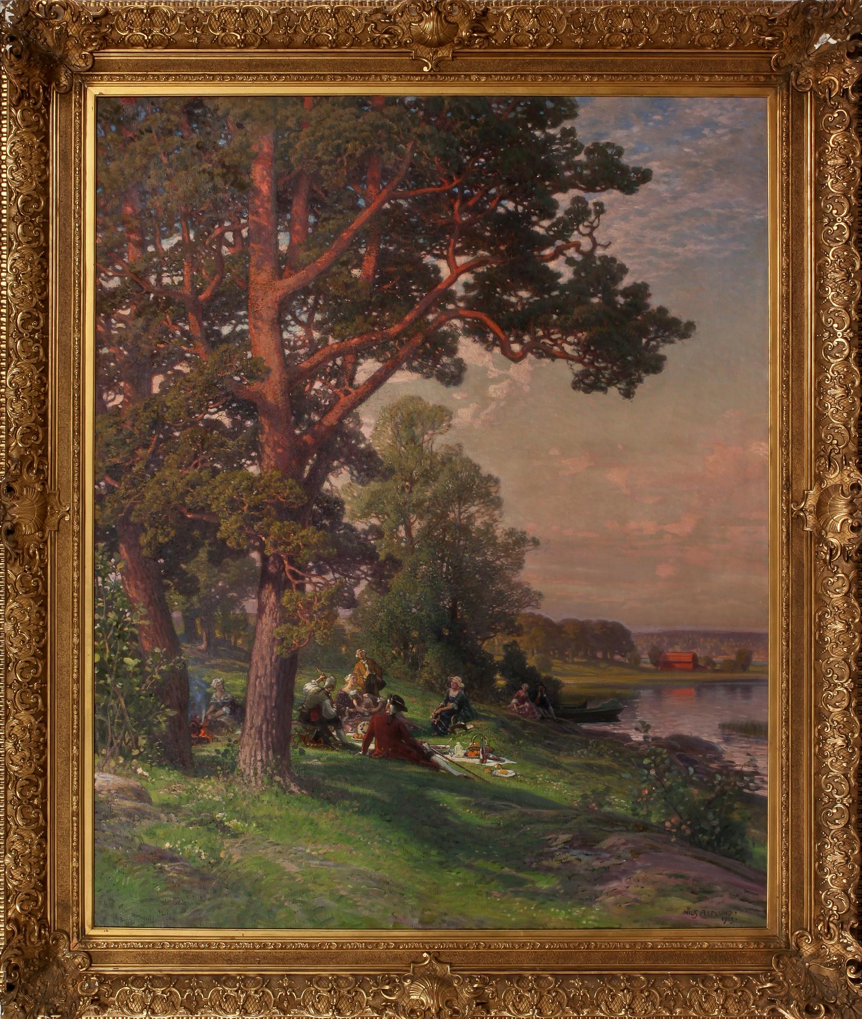 NILS ASPLUND, olja på duk, signerad och daterad 1913.