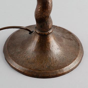 BORDSLAMPA, koppar, sk strindbergslampa, 1900-talets första hälft.