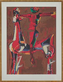 AFFISCHER, 5 st, "Olympische Spiele 1972", bl a Tom Wesselmann.