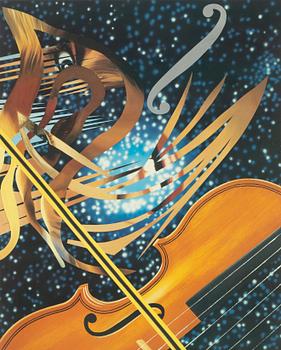 James Rosenquist, offset in colours, with silkscreen, 1988, signed 30/100.