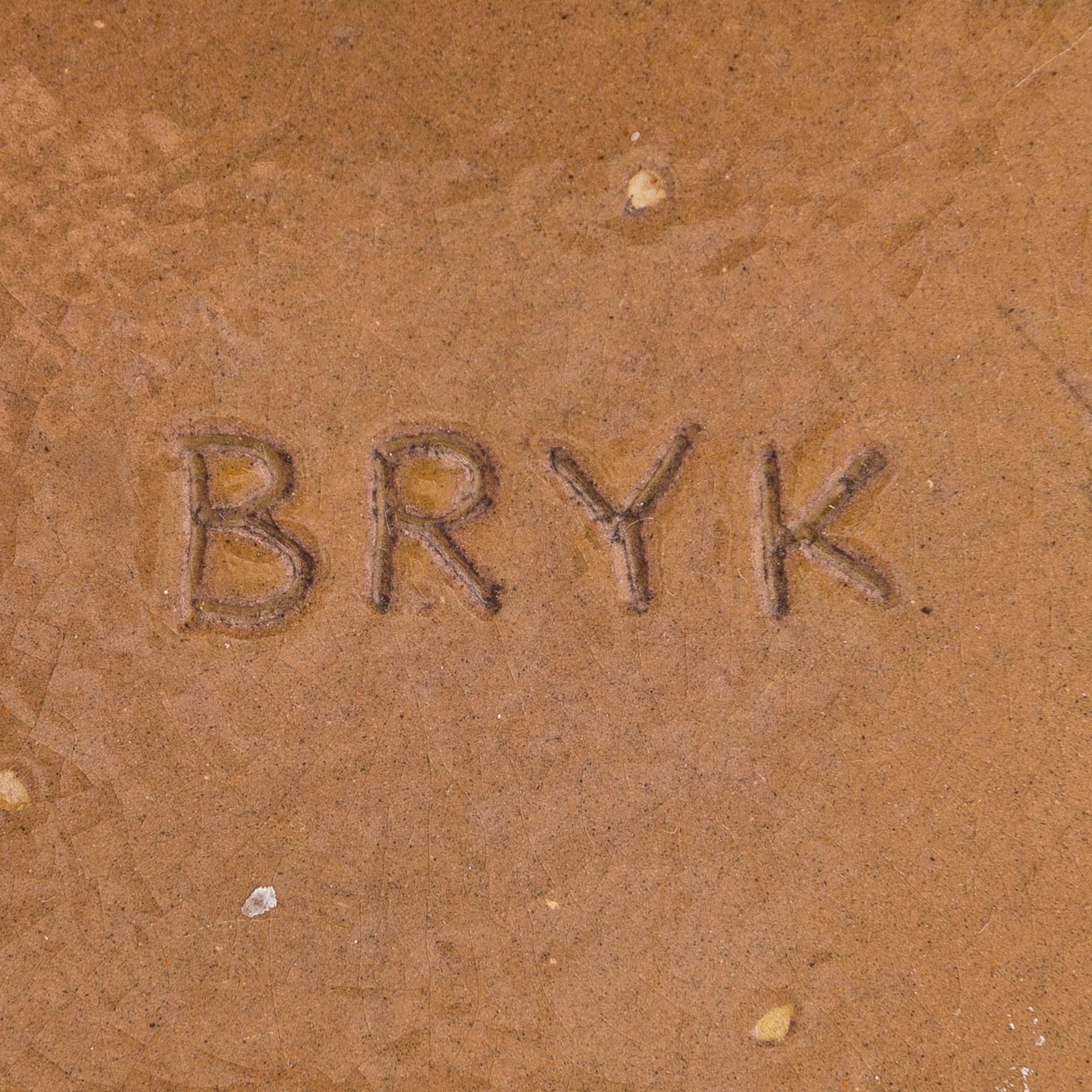 Rut Bryk, skål, stengods, signerad BRYK.