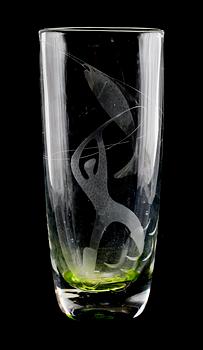 VAS, glas, Vicke Lindstrand, Kosta.