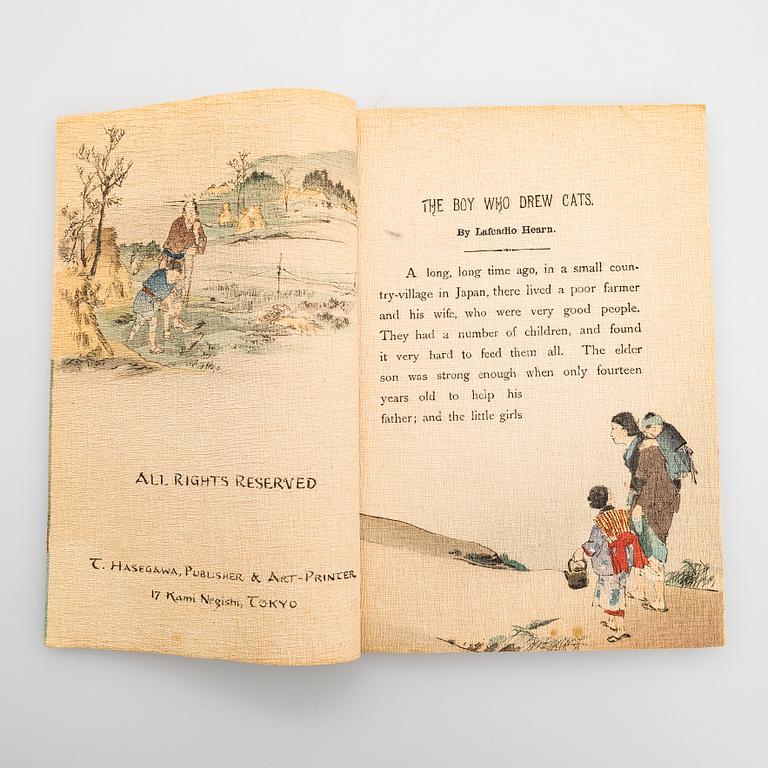 A set of five books of Japanese fairy tales. Rendered in to English By Lafcadio Hearn. T Hasegawa Publisher,