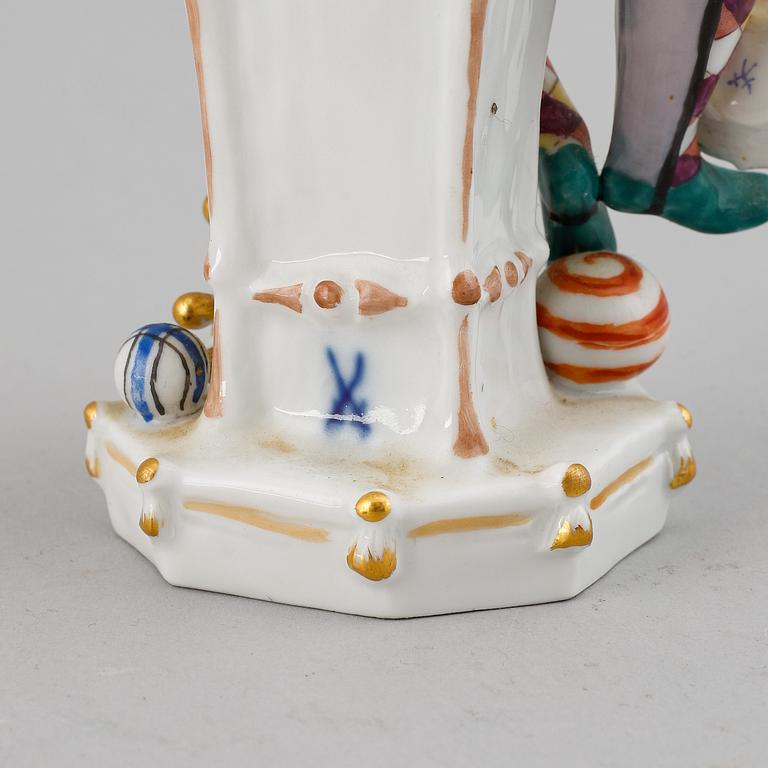 Peter Strang, a Meissen porcelain figurine, Germany.