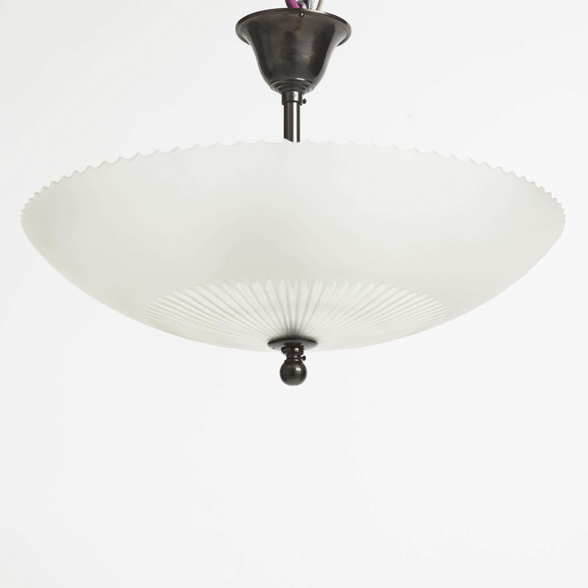 Erik Tidstrand, a model '26822' ceiling light, Nordiska Kompaniet, 1920's/30's.