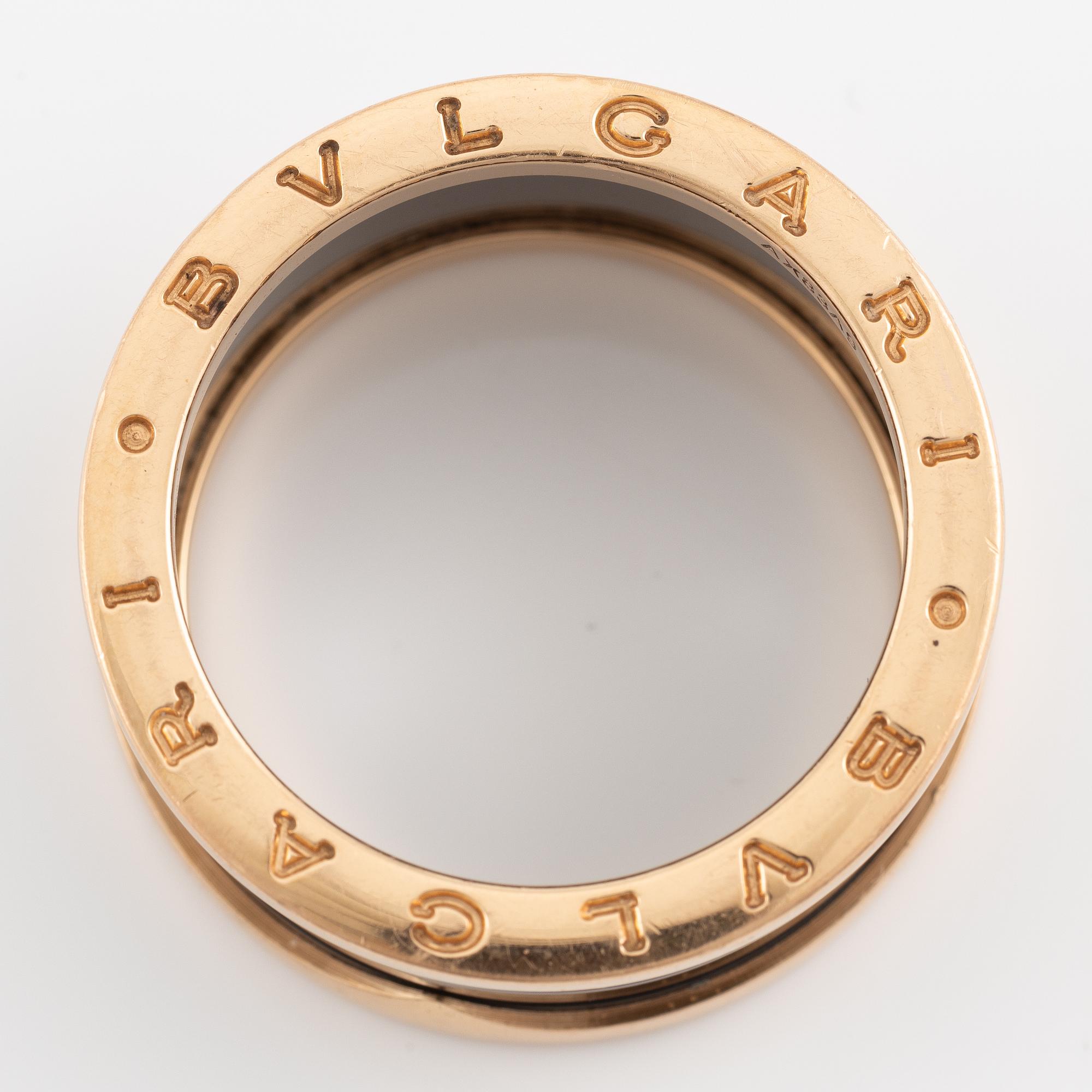 Bulgari ring B.Zero1.