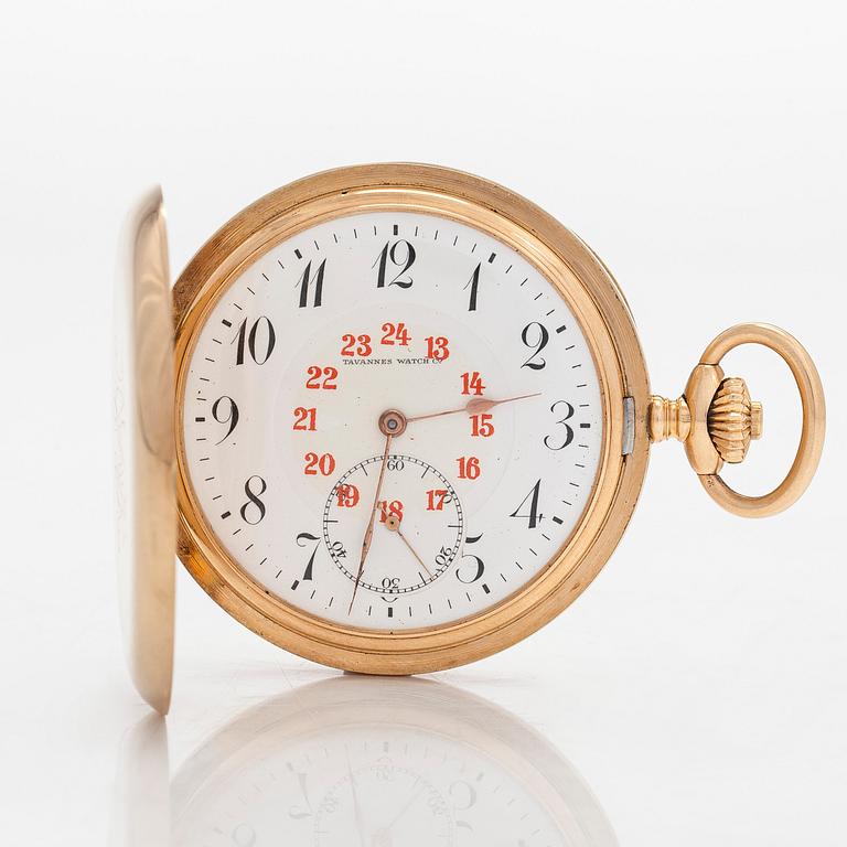 Tavannes Watch Co, fickur, savonett, 55,5 mm.