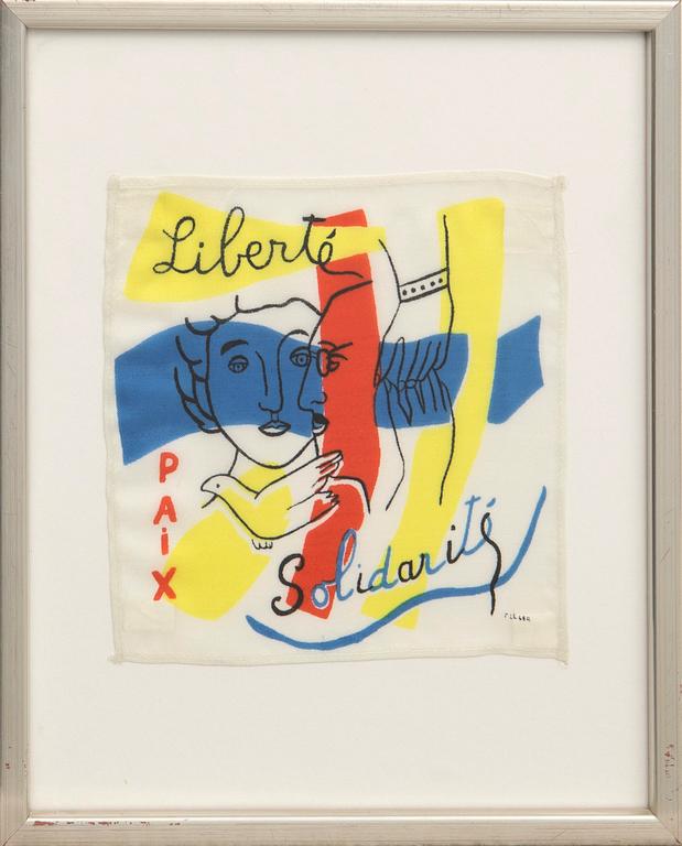 Fernand Léger, "Liberty Peace Solidarity".