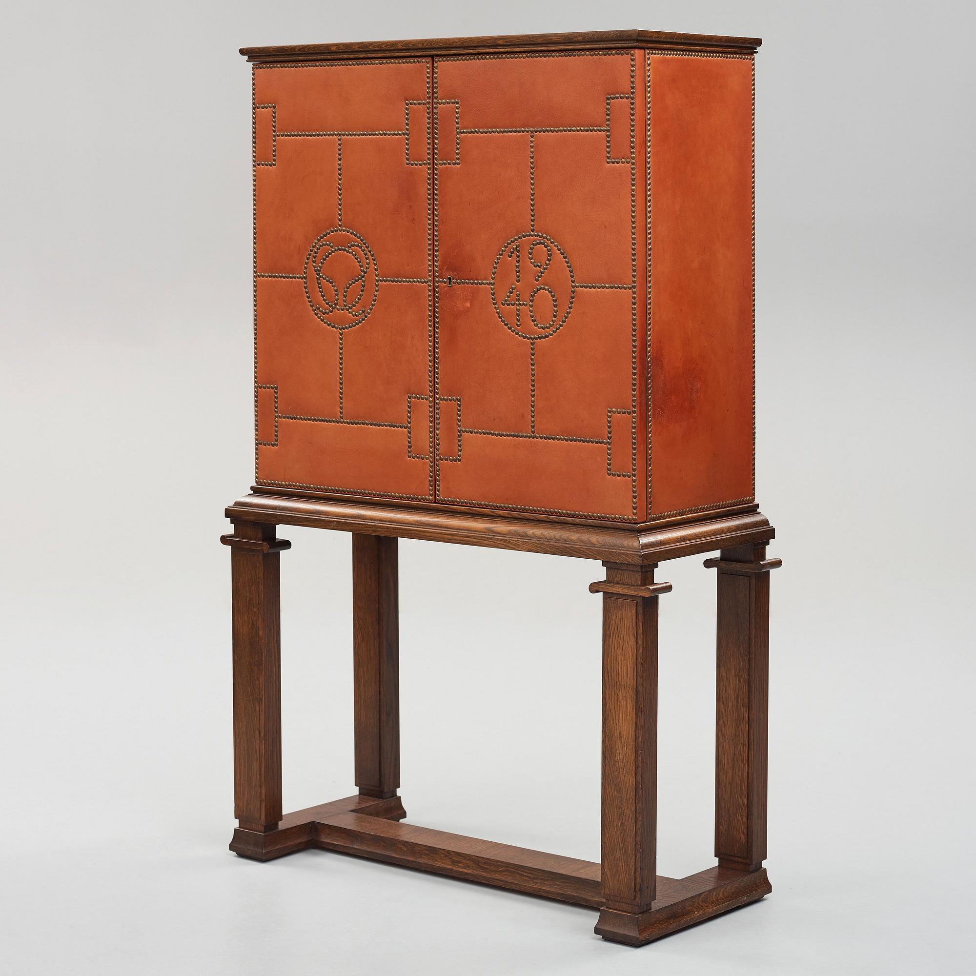 Otto Schulz, a Swedish Modern cabinet on stand, Boet, Gothenburg, Sweden, 1940.