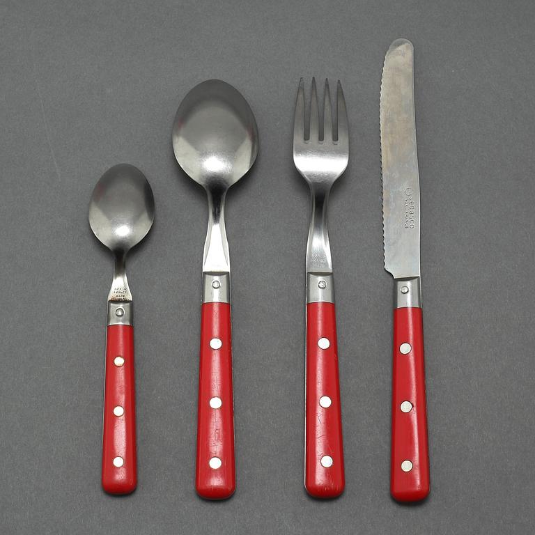 A flatware set of 24 pcs by Sedasco, France, second half of the 20th century.