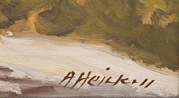 ARTHUR HEICKELL, olja på duk, sign.
