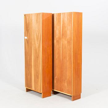 A pair of teak bookshelves Hundevad Denmark 1960/70s.