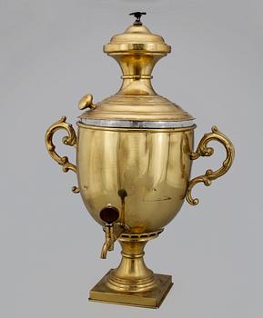 TESAMOVAR, mässing, sent 1800-tal.