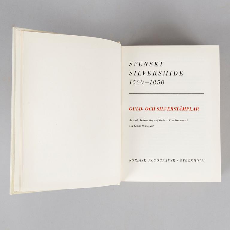 Välbundna standardverk om silver (5 vol).