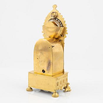 Fickursställ, 1800-talets mitt, samt fickur Paul Jeannot/C Robert.