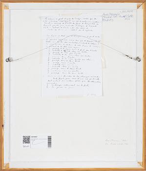 Aina Marmén, pencil on paper, signed.