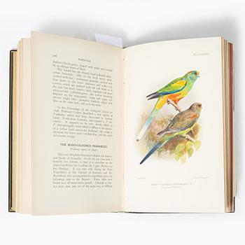 With 20 hand-coloured plates of Parrakeets.