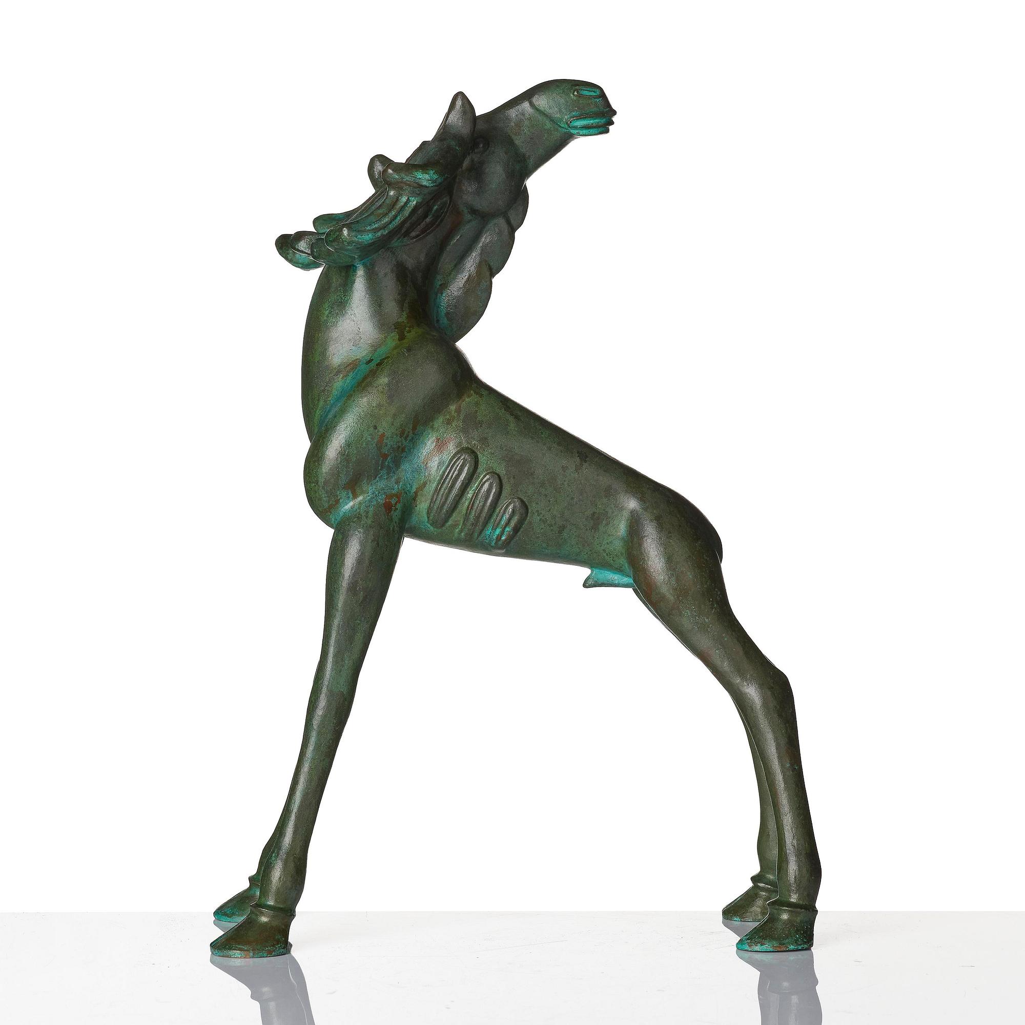 Carl Milles, "Ung älg" (Young moose).