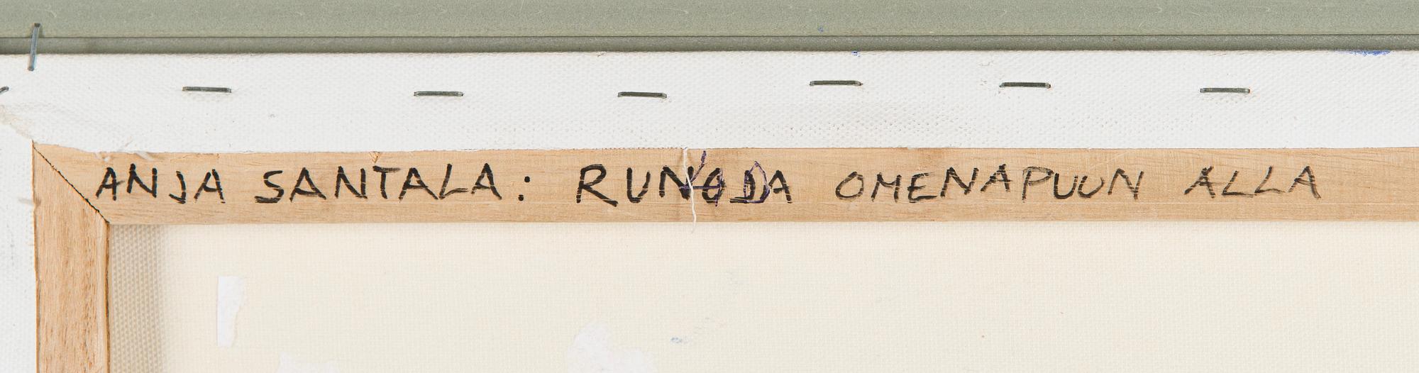 Anja Santala, "Runoja omenapuun alla" (Poems under the apple tree).